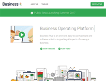 Tablet Screenshot of businessplus.com